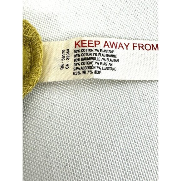 Intimately Free People Yellow Green Ribbed Crop Tank Top M Y2K Festival Grunge - Picture 5 of 7